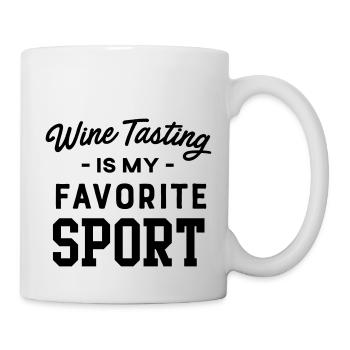 Wine Tasting Is My Favorite Sport - Mug - white - Right