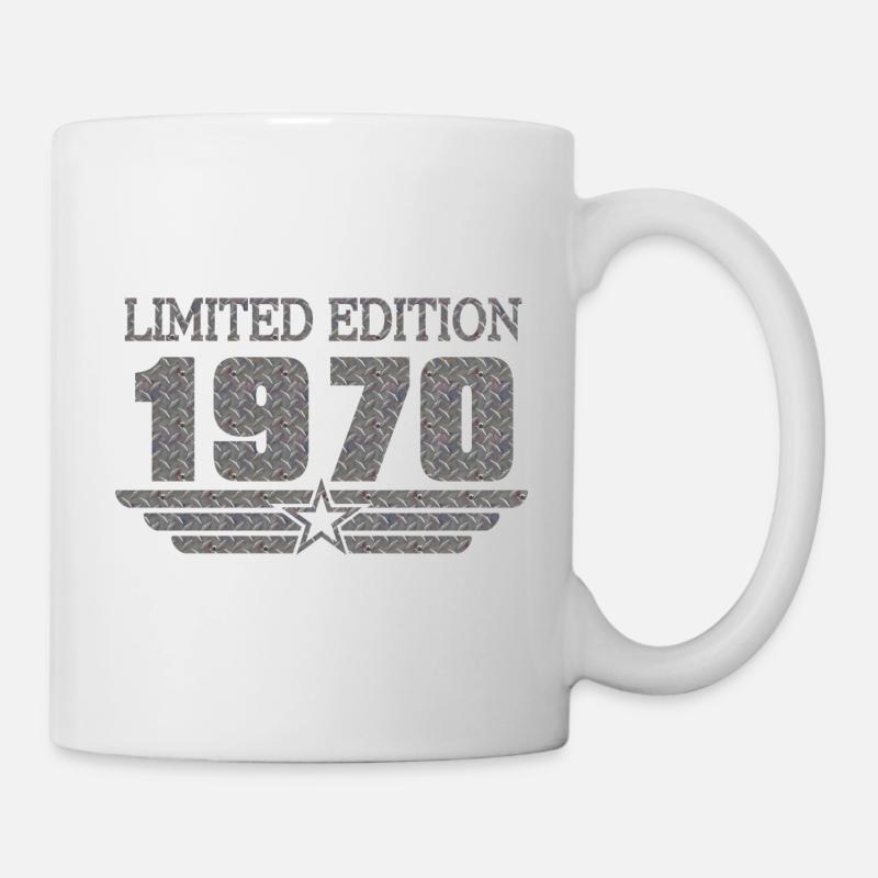 Metal 1970 LE Birthday - Tasse - Weiß