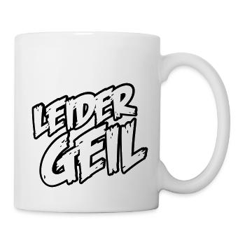 leider_geil - Tasse - Weiß - Rechts