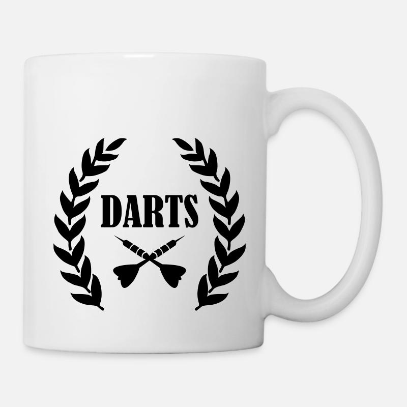 darts - Tasse - Weiß