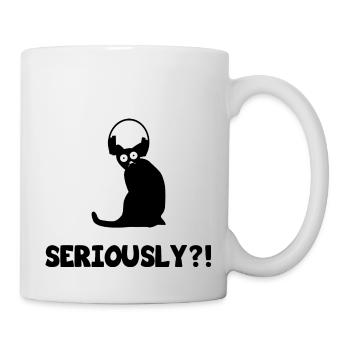 Funny Cat Gaming Chat Kat - Tasse - Weiß - Rechts