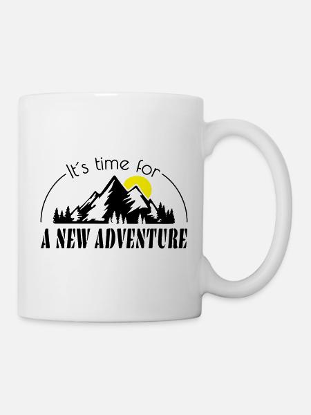 new adventure - Mug - white