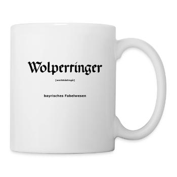 Wolpertinger black - Tasse - Weiß - Rechts