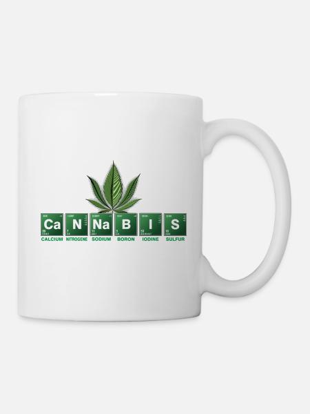 Cannabis - Tasse - Weiß
