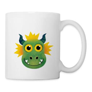 Kind Corona Dragon - Mug - white - Right