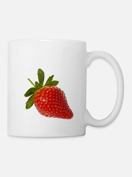 Fraise - Mug blanc - blanc