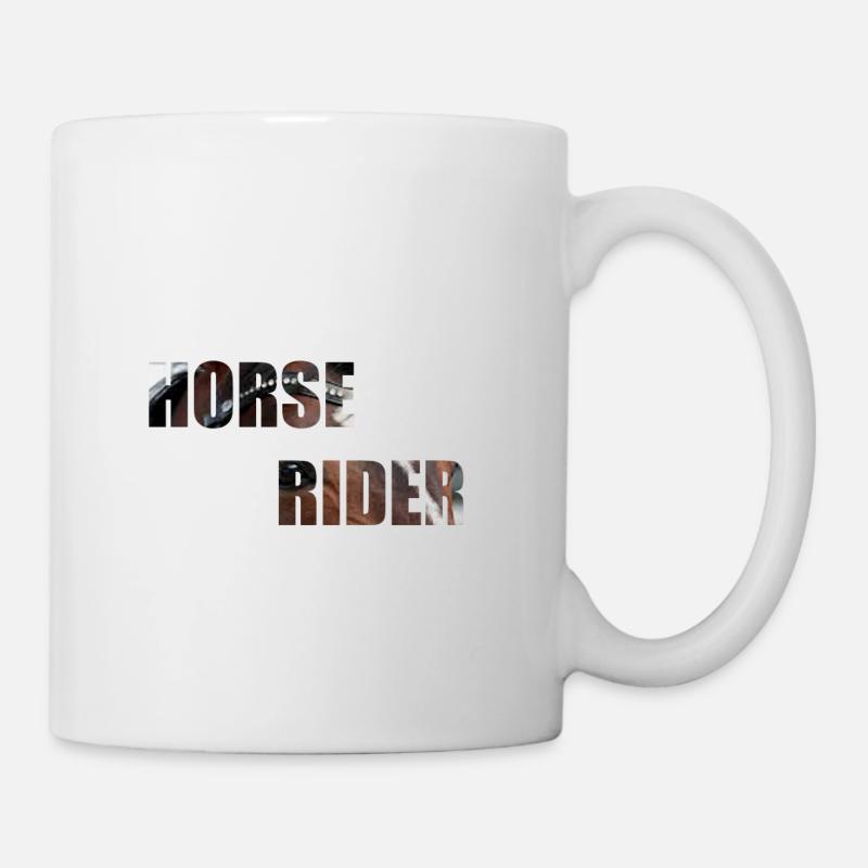 horse rider - Mug - white