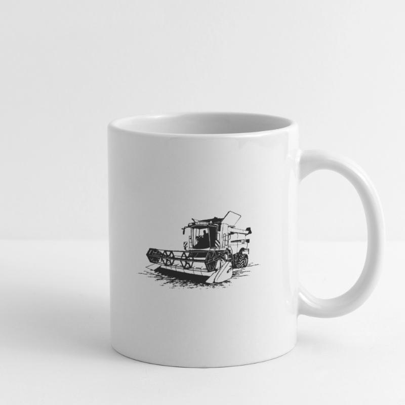 Moissonneuse batteuse - Moissonneuse batteuse Mug blanc