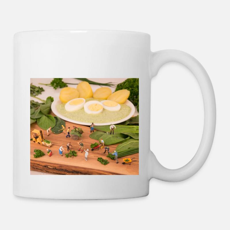 Sauce verte - Mug blanc - blanc