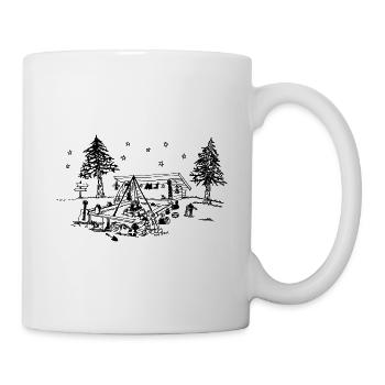 Refuge suédois - Mug blanc - blanc - Droite