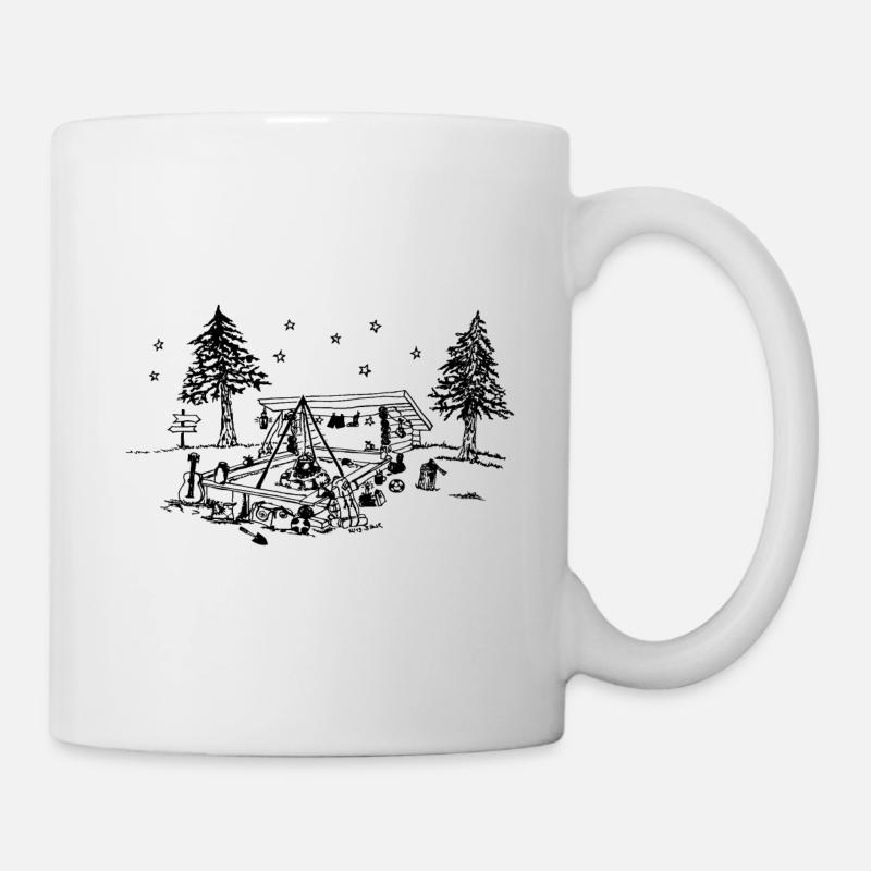 Swedish Shelter - Tasse - Weiß