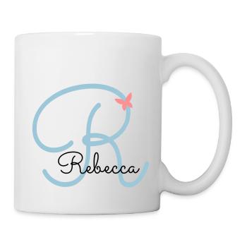 Rebecca surname first name - Mug - white - Right