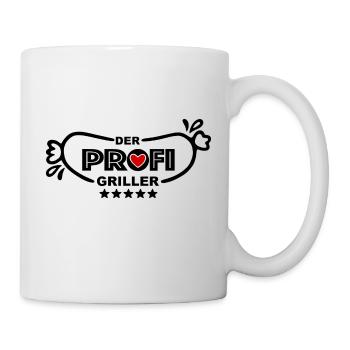 Profi Griller - Tasse - Weiß - Rechts