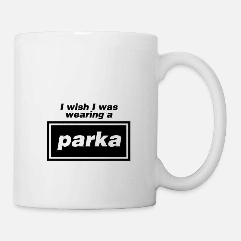 J'aurais aimé porter une parka - Mug blanc - blanc