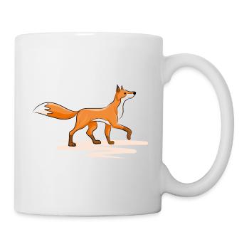 Renard - Mug blanc - blanc - Droite