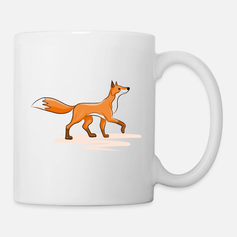 Fuchs - Tasse - Weiß