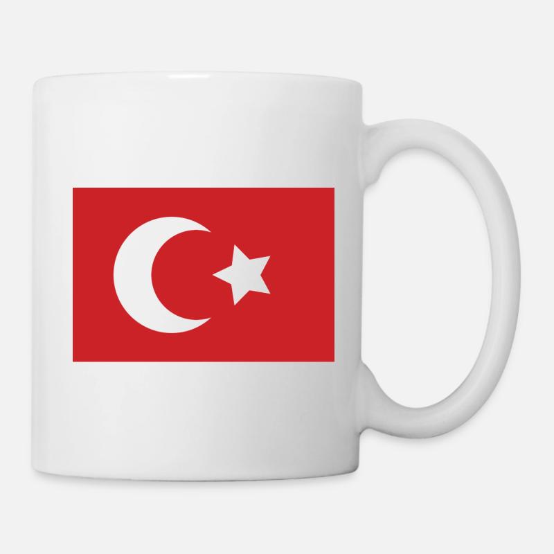 Flagge des Osmanischen Reichs - Tasse - Weiß