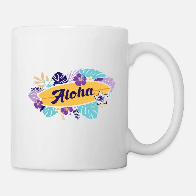 Aloha - Mug blanc - blanc