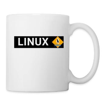 Chemise Linux - Mug blanc - blanc - Droite