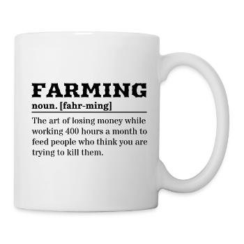 Farming definition - Mug - white - Right