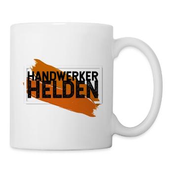 Handwerker Helden - Tasse - Weiß - Rechts