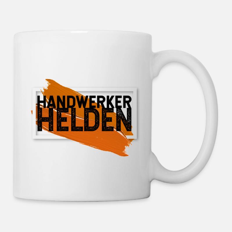 Handwerker Helden - Tasse - Weiß