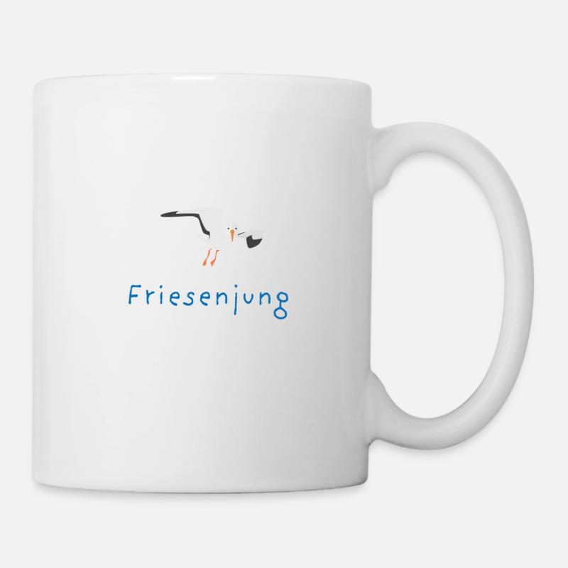 Friesenjung - Tasse - Weiß