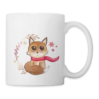 Baby Fuchs - Tasse - Weiß - Rechts
