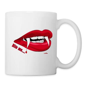 Mords moi ... - Mug blanc - blanc - Droite