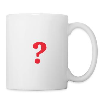 Red question mark - Mug - white - Right