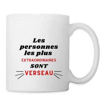 les plus extraordinaires sont verseau! - Mug blanc - blanc - Droite