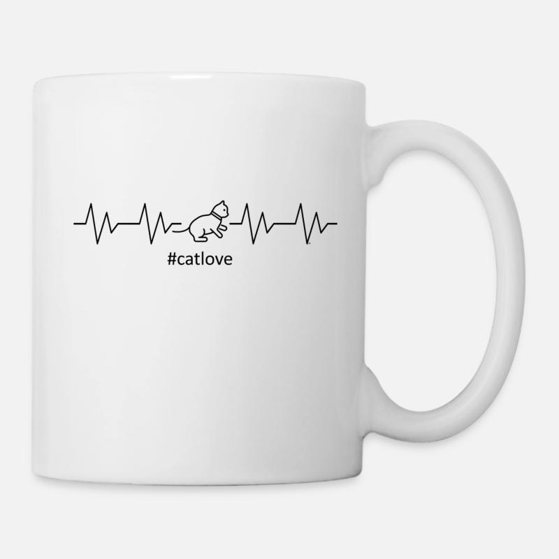 catlove - Tasse - Weiß