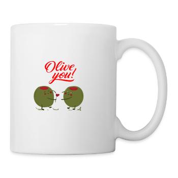 Olive toi - Mug blanc - blanc - Droite