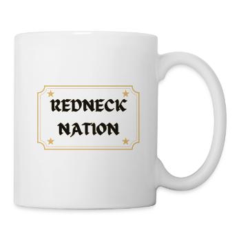 Redneck Nation Hillbilly Lifestyle - Tasse - Weiß - Rechts