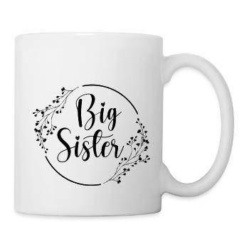 Große Schwester - Tasse - Weiß - Rechts