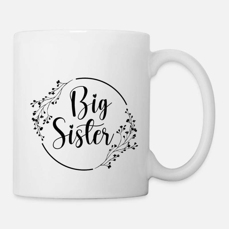 Große Schwester - Tasse - Weiß