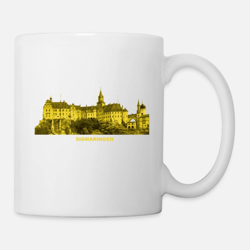 Château de Sigmaringen Hohenzollern Bade-Wurtemberg - Mug blanc - blanc