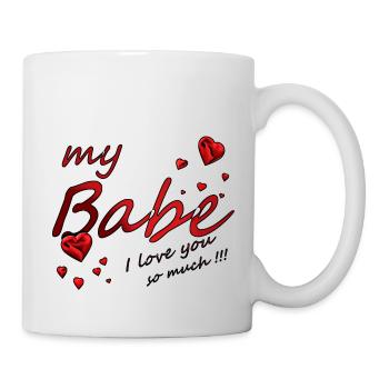 ma chérie je t'aime tellement - Mug blanc - blanc - Droite