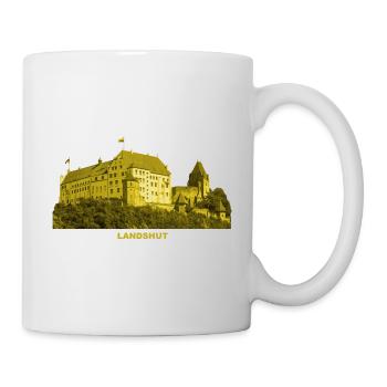 Château de Landshut Trausnitz Isar Basse Bavière Montagne - Mug blanc - blanc - Droite
