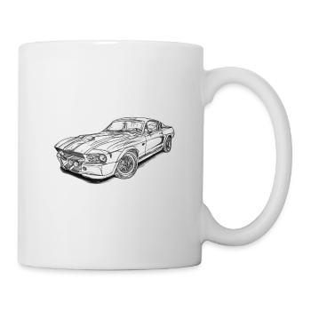 Classic Car - Tasse - Weiß - Rechts