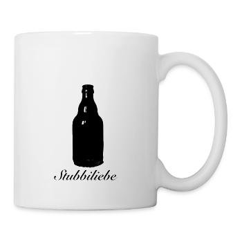 Stubbiliebe schwarz - Tasse - Weiß - Rechts