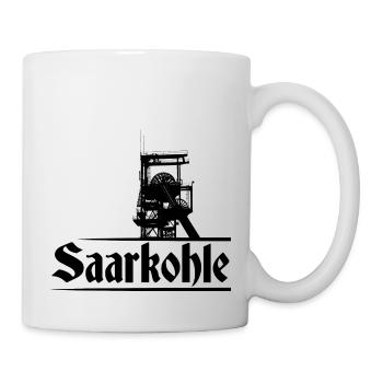 Saarkohle Zeche Saarland - Tasse - Weiß - Rechts