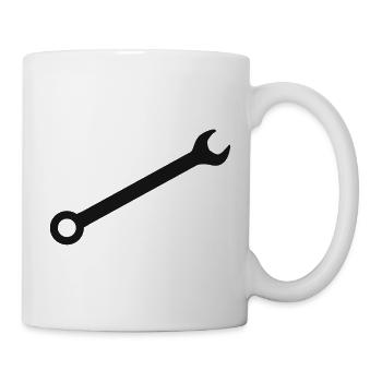 Outil artisanat clé artisanale - Mug blanc - blanc - Droite
