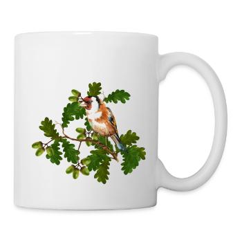 Vogel - Tasse - Weiß - Rechts