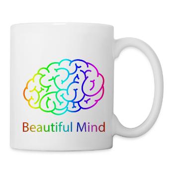 Beautiful Mind - Mug blanc - blanc - Droite