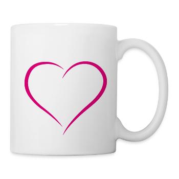 heart 01 - Mug - white - Right