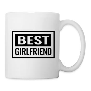 Best Girlfriend Boyfriend Paare Partnerlook Paar - Tasse - Weiß - Rechts