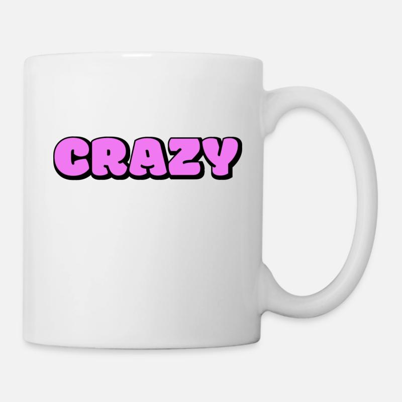 Crazy - Mug - white