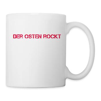 Der Osten rockt design - Tasse - Weiß - Rechts