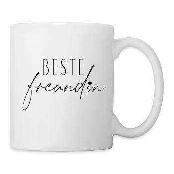Beste Freundin - Tasse - Weiß - Rechts